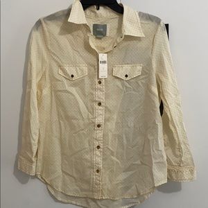 NWT Anthro button up